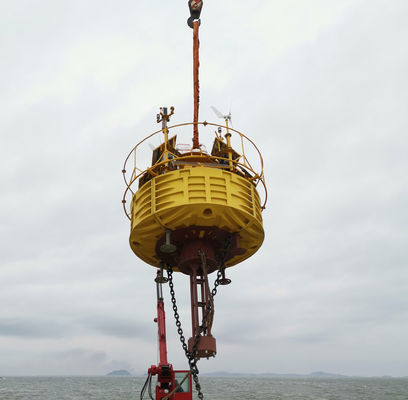 Offshore-Wind- und Wellenmessboje