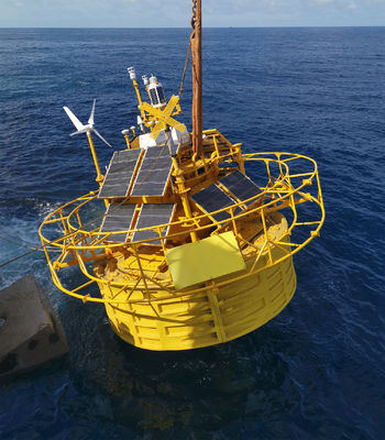 Meteorologische schwimmende LiDAR-Hydrologische Überwachungsbojen für Navigationsführer
