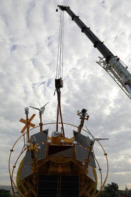 Fernmessungen des Windes Lidar Offshore Wind