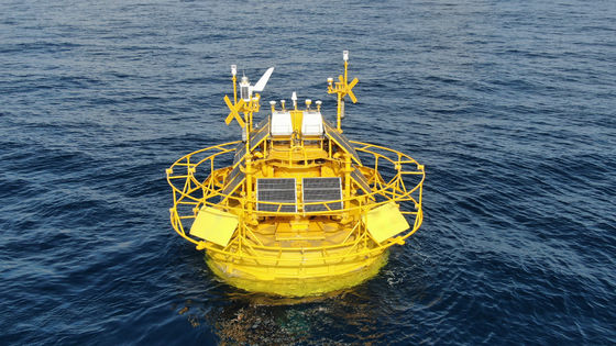 Wetter Windgeschwindigkeitsindikator Boje Marine Datenbojen