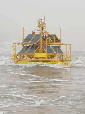 Pazifische Met-Ocean Datenerfassungssystem Boje Gelb Medium