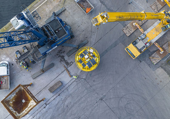 Windenergieprojekt Schwimmende LIDAR-Boje ermöglicht Offshore-Windpark
